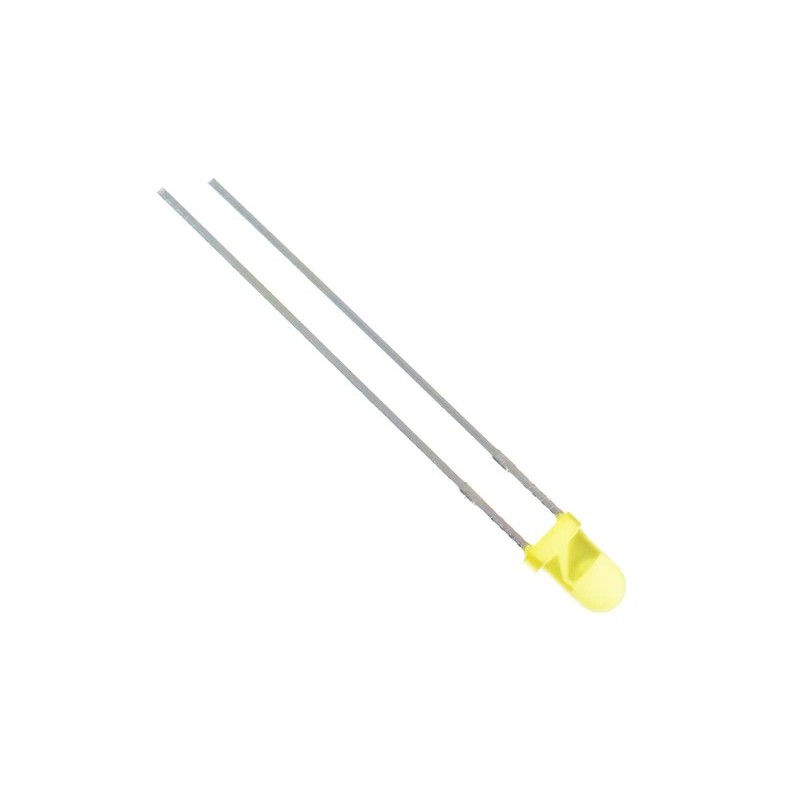 3 mm Yellow LED (Diffused Lens)