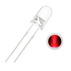 5 mm Red LED (Clear Lens)