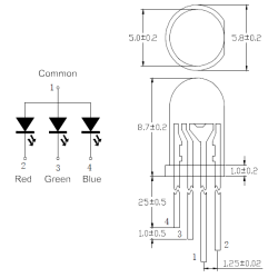 RGB LED Common Cathode