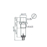 Green 12V AC/DC Signal Indicator 40mm