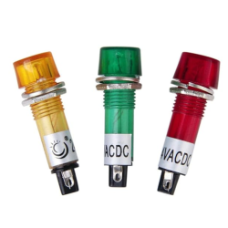 Orange 12V AC/DC Signal Indicator 40mm