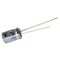 100 uF 50 V Electrolytic Capacitor