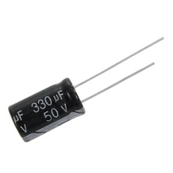 330 uF 50 V Electrolytic Capacitor