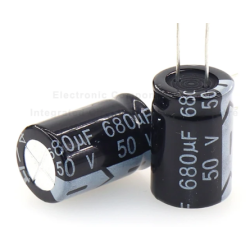 680 uF 50 V Electrolytic Capacitor