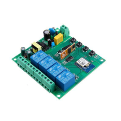 220V Smart 4-Channel Relay With WiFi and 433MHz RF