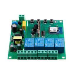 220V Smart 4-Channel Relay With WiFi and 433MHz RF