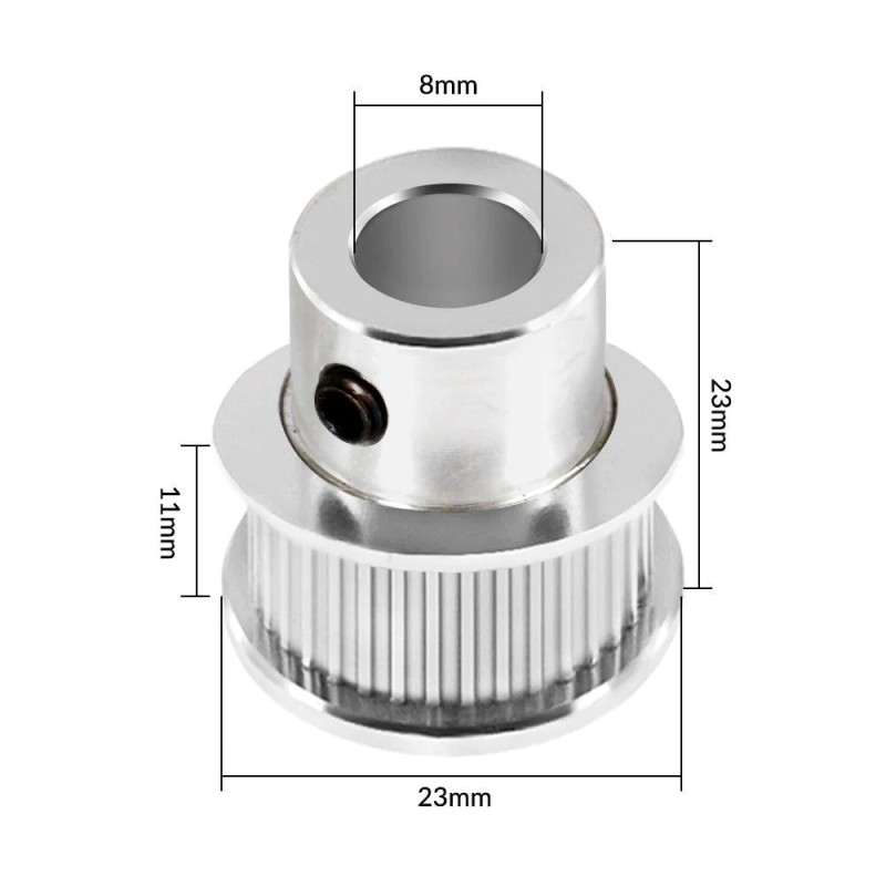 2GT Belt Gear 30 Teeth 8mm