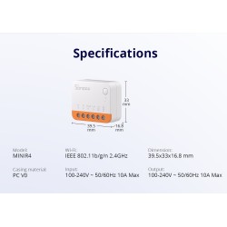 Sonoff MINIR4 Smart Switch