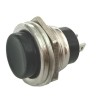 15mm Push Button Switch Black