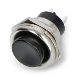 15mm Push Button Switch Black