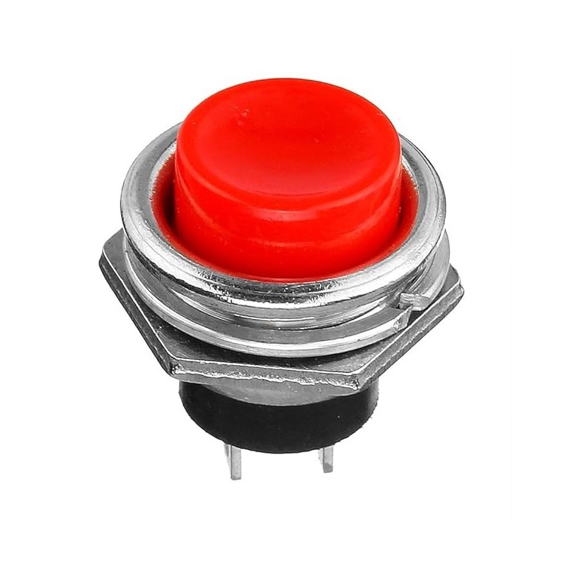 15mm Push Button Switch Red