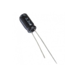 3.3 uF 50 V Electrolytic Capacitor