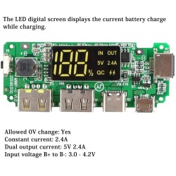 1023HS 5V 2.4A Power Bank Charging Circuit