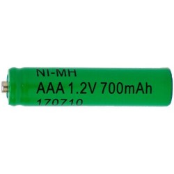 Ni-MH AAA 700mAh 1.2V Rechargeable Battery