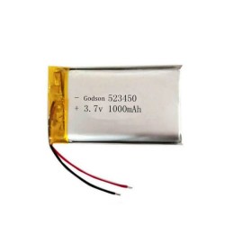 3.7V 1000mAh 523450 LiPo...