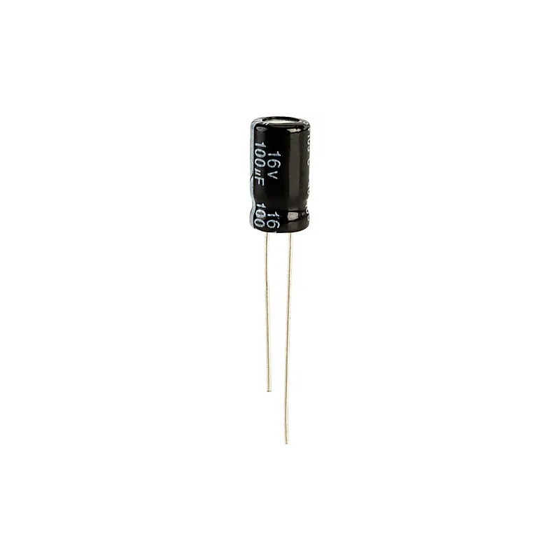 100 uF 16 V Electrolytic Capacitor