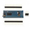 Arduino Nano R3 ATmega168p-CH340 + Cable (Unsoldered Pins)