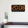 DS-6638 Digital Wall Clock With Alarm  21.4 * 11 cm