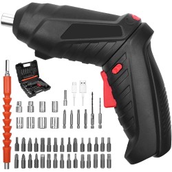 (46 PCS) Rechargeable Cordless Electric Screwdriver