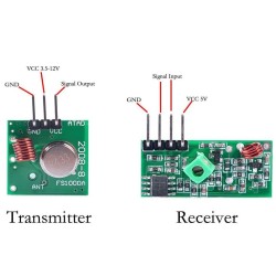 433 MHz Receiver Transmitter Pair