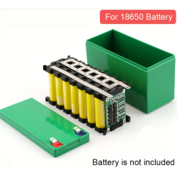 12v Green - 3S 21Pcs 18650 Li-Ion Battery Case