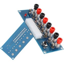 12V, -12V, 5V, 3.3V PC Power Supply Breakout With Acrylic Case