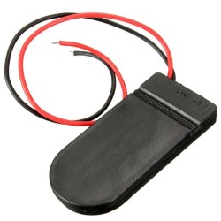 Dual CR2032 Battery Cell Holder with ON/OFF Switch 6V