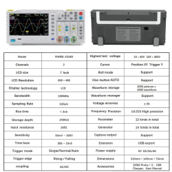 FNIRSI 1014D Dual Channel Digital Storage Oscilloscope/Function Generator