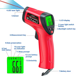 DT-500 Infrared Thermometer Gun Non-Contact