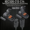 C14 Terminal Crimping and Wirign Plug