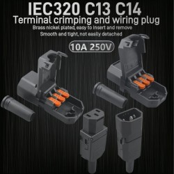 C13 Terminal Crimping and Wirign Plug