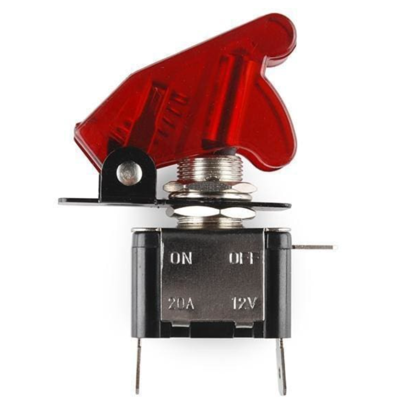 Heavy Duty 20A/12V Toggle Switch With LED and Cover