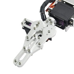 Black ROT3U 6DOF Aluminium Robot Arm