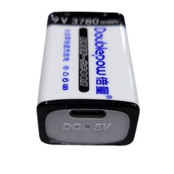 Type-C 420mAh 9V Rechargeable Battery