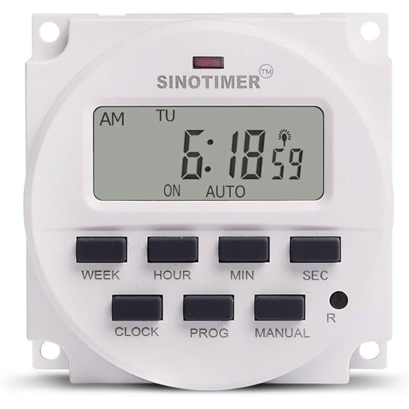 TM618sH Timer Switch 16A 220-240VAC 8 ON/OFF Programs