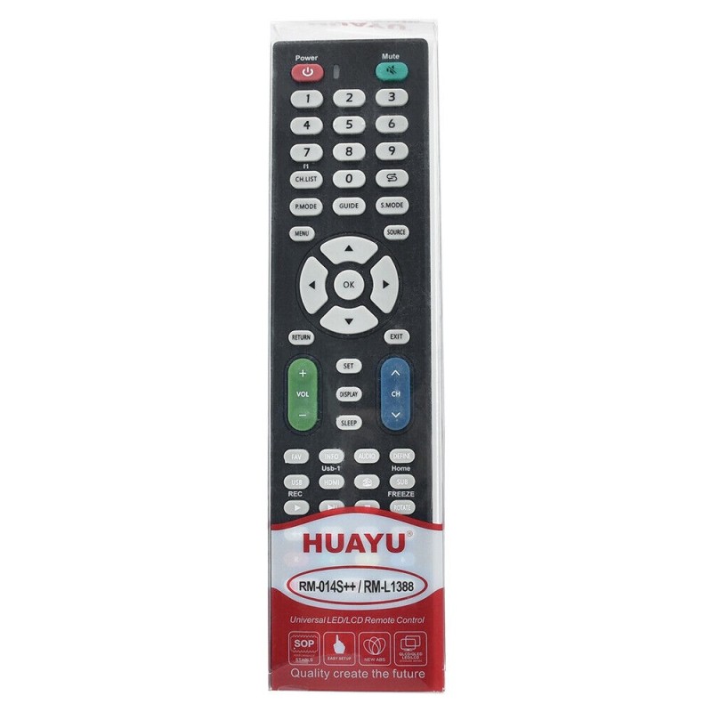 HUAYU RM-014S+++/RM-L1388 Universal LED/LCD Remote Control