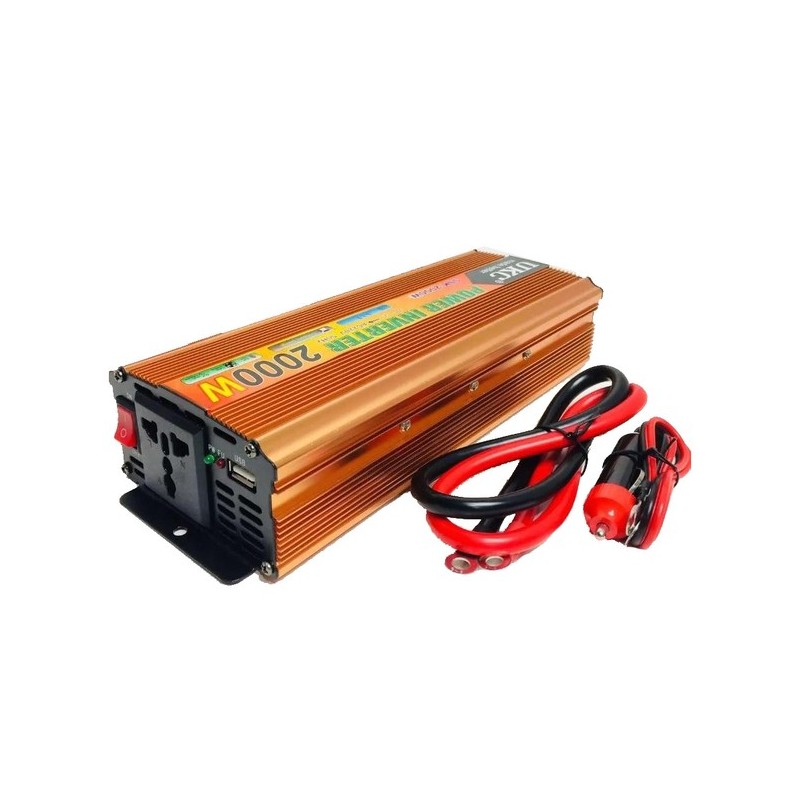 UKC 12VDC To 220VAC Inverter 2000W