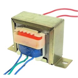 220VAC To 12-0-12 VAC 300mA Center Tap Transformer