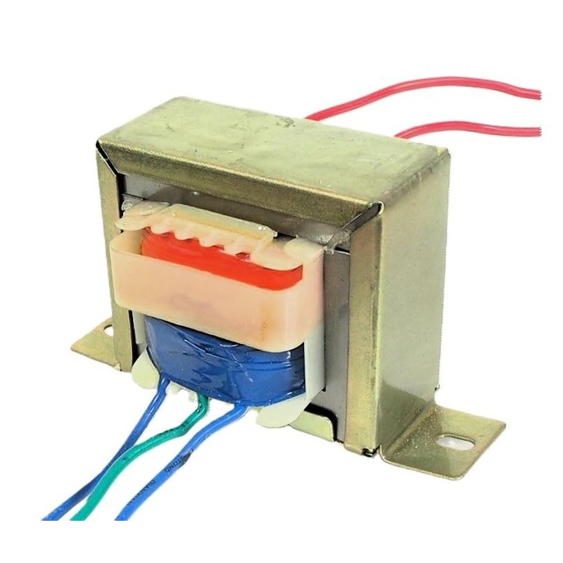 220VAC To 12-0-12 VAC 300mA Center Tap Transformer