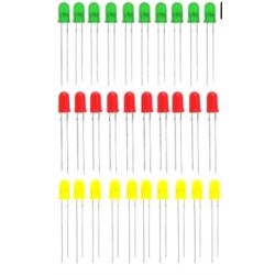 30 pcs 5mm Diffused LED...