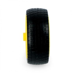 Yellow Wheel With Tyre