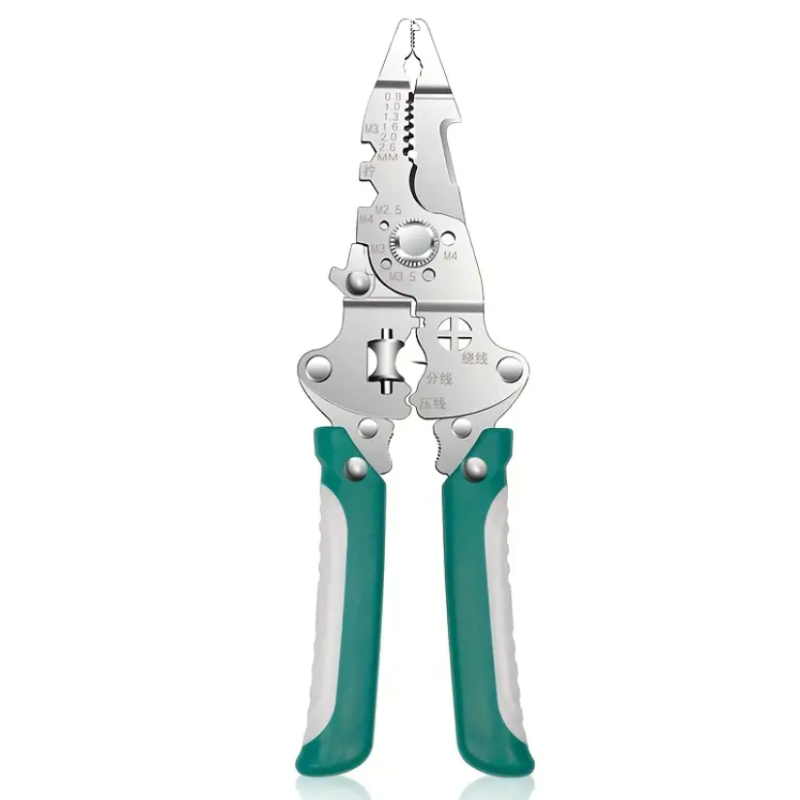 Multifunctional Folding Wire Stripper Tool for Electricians