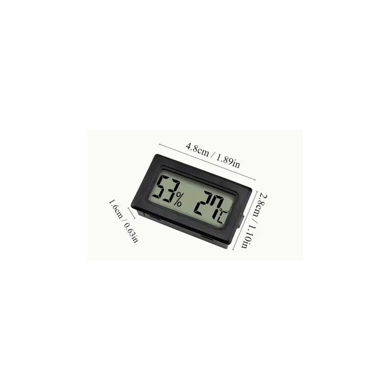 Thermometer LCD Monitor Temperature Outdoor Humidity Meter