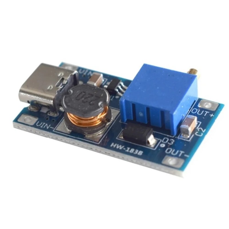 DC-DC Step Up Boost Converter Module With USB Type C