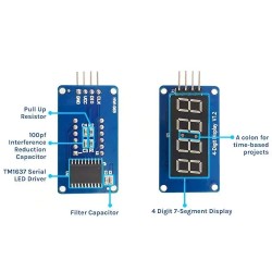 LED Display Module with Serial Interface (TM1637 Chip)