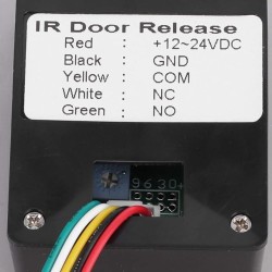 Squared Infrared Wireless Exit Push Button