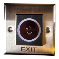 Squared Infrared Wireless Exit Push Button