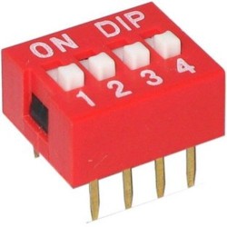 Red DIP Switch (4p)