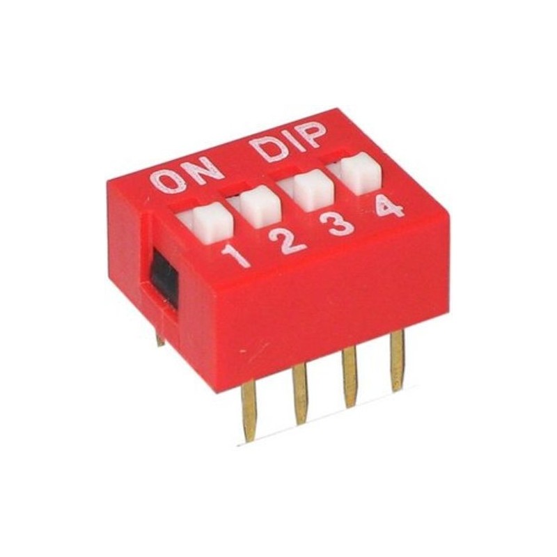 Red DIP Switch (4p)