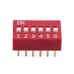 Red DIP Switch (6p)